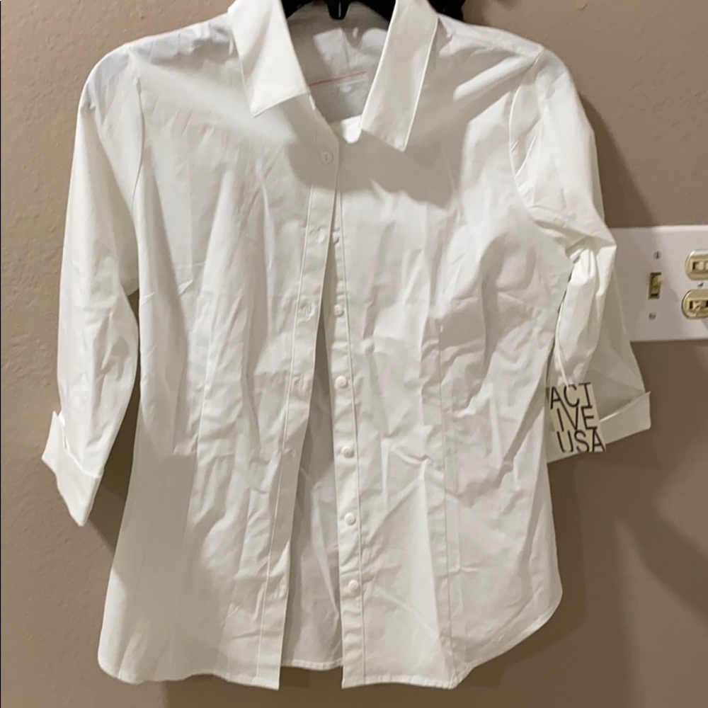 White Button Down Shirt